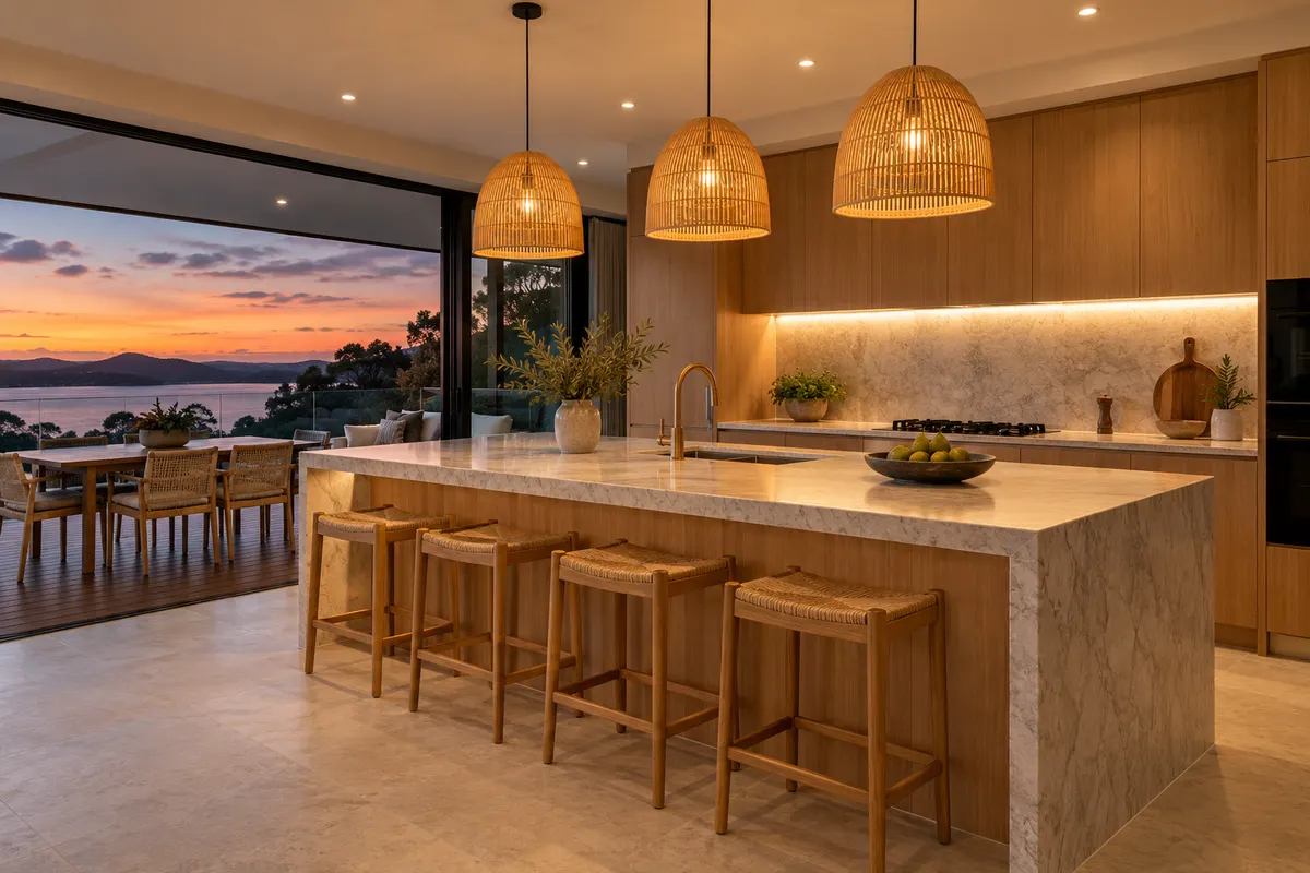 Light around the island: original illustrative electricians concept